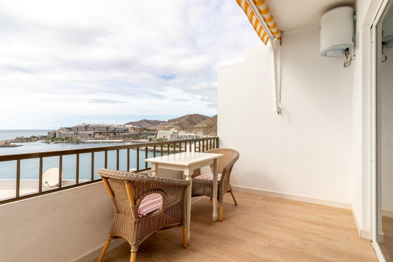 Flatguest Danubio + Sea view + Pool + Beach Mogán Exterior foto